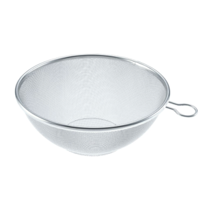 Starkes Sieb mit kleinem Ring