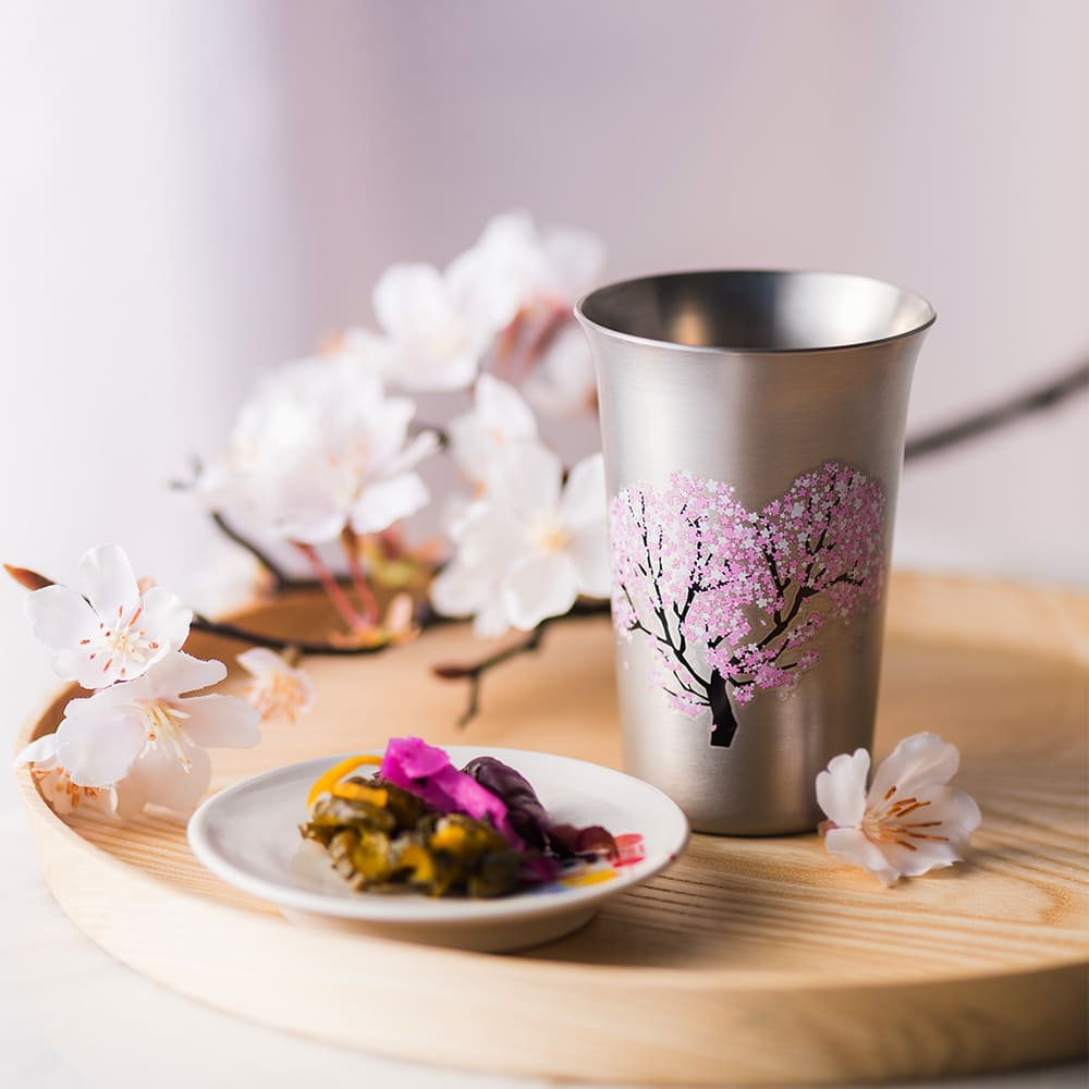 Japanischer Sake Becher aus Edelstahl – Bild 2
